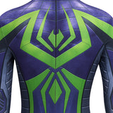 Spider-Man 2 Miles Morales Cosplay Costume Purple Reign Suit Jumpsuit Becostume