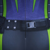 Spider-Man 2 Miles Morales Cosplay Costume Purple Reign Suit Jumpsuit Becostume