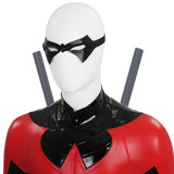 New 52 Comic Nightwing Dick Grayson Cosplay Costume Red Suit Cosplay Becostume