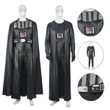 Star Wars Darth Vader Cosplay Costume Anakin Skywalker Black Suit Halloween Cape Outfit