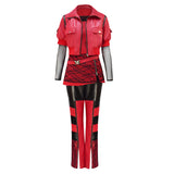 Descendants 4 Red Halloween Suit Descendants: The Rise of Red Cosplay Costume Outfit