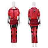 Descendants 4 Red Halloween Suit Descendants: The Rise of Red Cosplay Costume Outfit