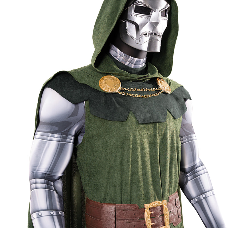 Doctor Doom Cosplay Costume Classic Dr. Doom Comic Halloween Suit Beco ...
