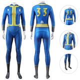 Lucy Fallout Cosplay Jumpsuit Vault 33 Suit Female Halloween Outfit Adult BEcostume