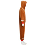 Adult Gingerbread Costume Suit Kids Gingerbread Man Outfit Christmas Gingerbread Outfit BEcostume