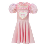 Girls K-12 Dress K 12 CryBaby Pink Dress Melanie Martinez K-12 Cosplay Costume