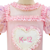 Girls K-12 Dress K 12 CryBaby Pink Dress Melanie Martinez K-12 Cosplay Costume