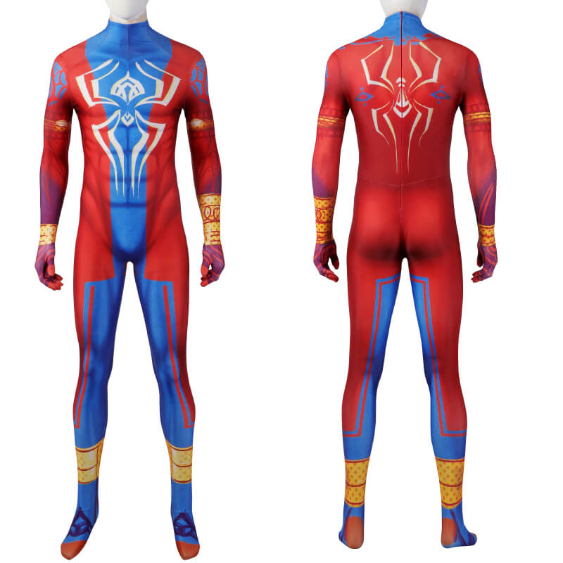 Pavitr Prabhakar Costume Spider Man India Cosplay Bodysuit Costume Hal pavitr-prabhakar-costume-spider-man-india-cosplay-bodysuit-costume-hal