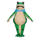 Inflatable Frog Costume Adults Kids Inflatable Halloween Cosplay Outfit Style 2