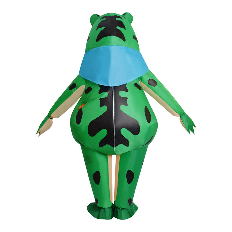 Inflatable Frog Costume Adults Kids Inflatable Halloween Cosplay Outfi ...