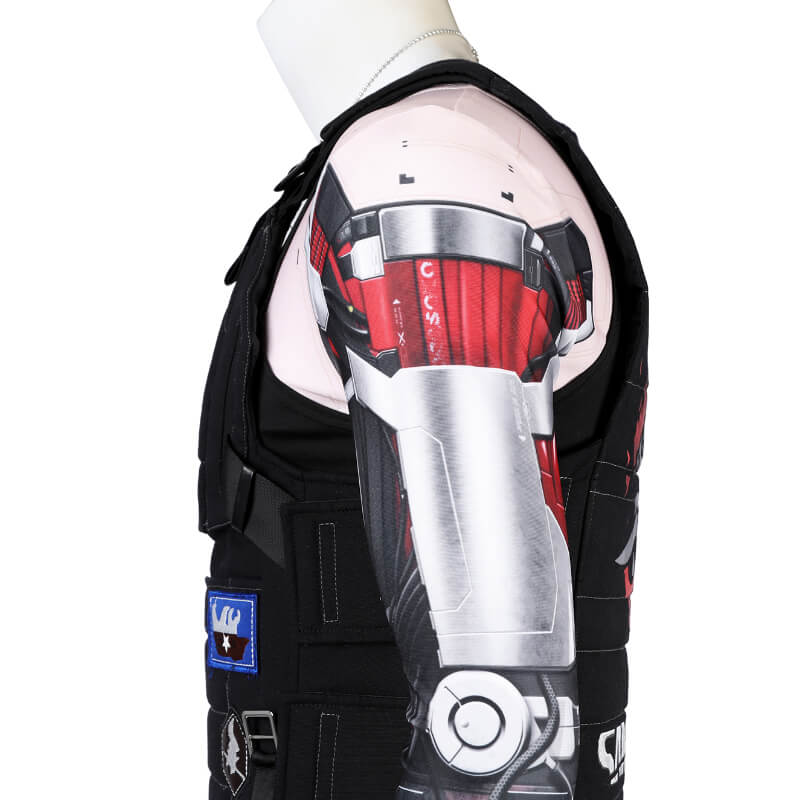cyberpunk johnnys gear Johnny Silverhand Cosplay Cyberpunk 2077 Halloween Costume Outfit – Becostume