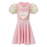 K-12 Dress Kids K 12 Cosplay Costume Melanie Martinez K-12 Dress Yellow Sleeves Version