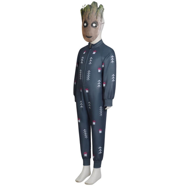 Kids Groot Costume Guardians of the Galaxy Groot Mask Halloween Cospla ...