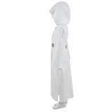 Kids Star Wars Princess Leia White Cosplay Costume Leia White Robe Halloween Party Suit