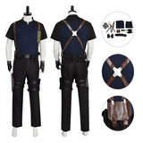 Becostume Resident Evil 4 Remake Cosplay Leon Scott Kennedy Costume Halloween Party Suit