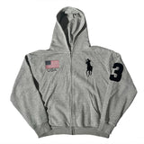 Men's American Streetwear Grey Long Sleeve Pullover BEcostume
