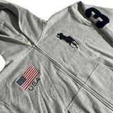 Men's American Streetwear Grey Long Sleeve Pullover BEcostume