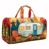 Boho Outdoor Duffle Bag Large Capacity Foldable Carry-On Adult Gym Beach Swim Storage Travel Bag