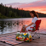 Hippy Van Quilted Duffle Bag Goth Clothing Storage Bag Camping Overnight Travel Bag