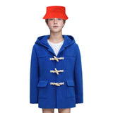 Kids Paddington Bear Blue Coat Cosplay Costume Halloween Costume Becostume