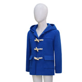 Kids Paddington Bear Blue Coat Cosplay Costume Halloween Costume Becostume