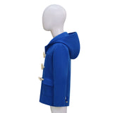 Kids Paddington Bear Blue Coat Cosplay Costume Halloween Costume Becostume