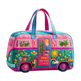 Cozy Camper Quilted Duffle Bag Lightweight Duffle Garment Bag Basketball Gym Weekend Travel Bag