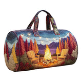 Hippie Journey Quilted Duffel Bag Weekender Overnight Adventure Outdoor Travel Bag
