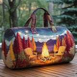 Hippie Journey Quilted Duffel Bag Weekender Overnight Adventure Outdoor Travel Bag
