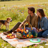 Cozy Camper Quilted Duffle Bag Folding Beach Packable Bag Outdoor Travel Bag Becostume