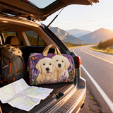 Cute Dog Quilted Duffle Bag Weekender Overnight Bag Funky Dog Carry-On Gym Bag Becostume
