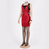 Re4 Ada Wong Red Dress Resident Evil 4 Remake Ada Wong Cosplay Costume with Shoes BEcostume