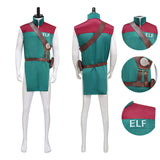 Red One 2024 Garcia Cosplay Costume Green Red Vest Halloween Who Cosplay BEcostume