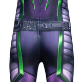 Kids Spider-Man Miles Morales Purple Reign Suit Purple Shadow Superhero Cosplay Bodysuit