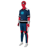 Peter Parker Spiderman :Freshman Year Cosplay Costume Halloween Suit Becostume