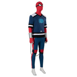 Peter Parker Spiderman :Freshman Year Cosplay Costume Halloween Suit Becostume