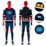 Peter Parker Spiderman :Freshman Year Cosplay Costume Halloween Suit Becostume