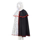 Spotted Cloak Black and White Clash Cosplay Costumes Halloween Party Costumes