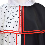 Spotted Cloak Black and White Clash Cosplay Costumes Halloween Party Costumes