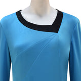 Star Trek Starfleet Uniform Women Long Sleeve TOS Dress Outfit BEcostume