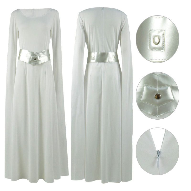 Star Wars Princess Leia Costumes for Halloween Women White Leia Dress Becostume Star Wars Princess Leia Costumes for Halloween Women White Leia Dress Becostume