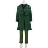 Wicked Wizard Cosplay Men's Green Cosplay Costume Who Cosplay Suit BEcostume