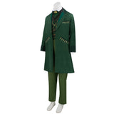 Wicked Wizard Cosplay Men's Green Cosplay Costume Who Cosplay Suit BEcostume