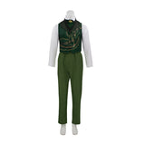 Wicked Wizard Cosplay Men's Green Cosplay Costume Who Cosplay Suit BEcostume