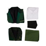 Wicked Wizard Cosplay Men's Green Cosplay Costume Who Cosplay Suit BEcostume