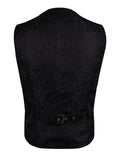 Men's Steampunk Vintage Jacquard Short Vest BEcostume