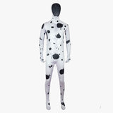 White Spot Spider Man Villain Bodysuit Across the Spider Verse Zentai Onesies Kids Adults