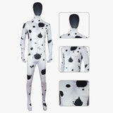 White Spot Spider Man Villain Bodysuit Across the Spider Verse Zentai Onesies Kids Adults