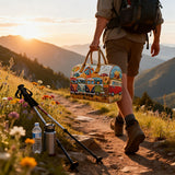 Hippie Van Quilt Duffle Bag Outdoor Fishing Travel Bag Sports Gym Weekend Bag Carry on Bag
