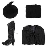 Wizard of Oz Wicked Witch Costume for Women Elphaba Halloween Costume Who Cosplay Suit BEcostume